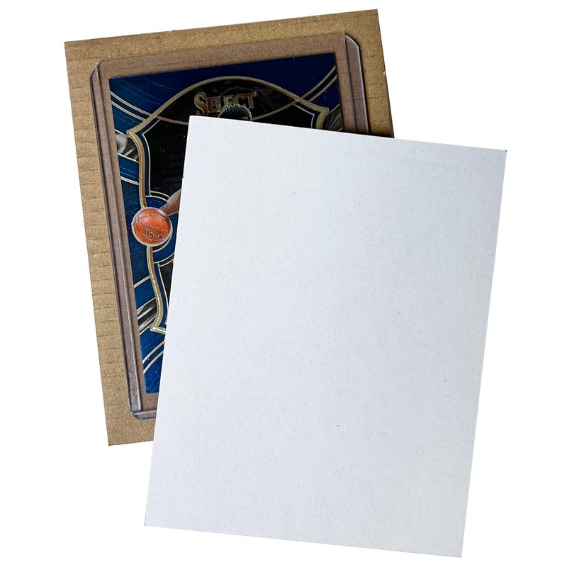 ANSSDO 400 Packs 3.5x4.5 Inch Corrugated Cardboard Sheets, Premium White Corrugated Cardboard Inserts Bulk Flat for Sports Card Protectors, Trading Card Folders Mail Shipping Stiffeners, Cardboard Divider - Image 3